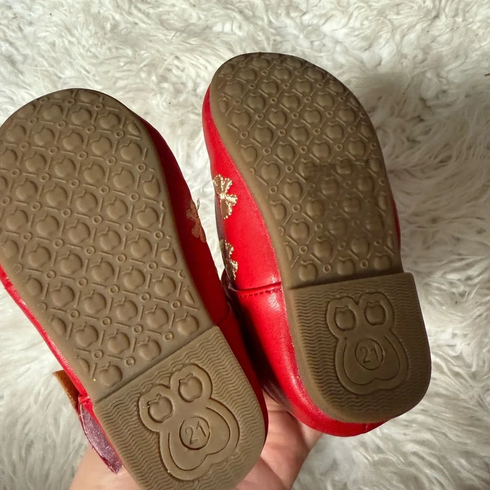 Babygirl red flats